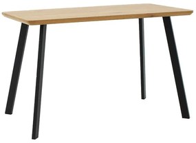 Table Adira MDF in sonoma-black color 120x60x75cm 120x60x75 εκ.