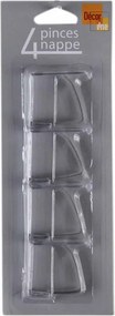 Πιαστράκια Τραπεζομάντηλου (Σετ 4τμχ) L-C Transparent 1720371