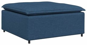 vidaXL Υποπόδιο Καναπέ Μπλε 100x100x48 εκ.
