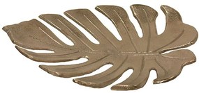 Διακοσμητική Πιατέλα Φύλλο 00.07.74031 30x25cm Silver Aluminium