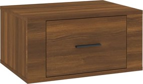 vidaXL Κομοδίνο Επιτοίχιο Καφέ Δρυς 50x36x25 εκ.