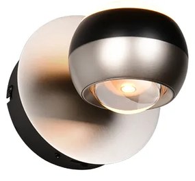 Φωτιστικό Επίτοιχο Trio Lighting ORBIT 244410107 Νίκελ ματ (Nickel Mat- Satin) 2300+3000+4000K