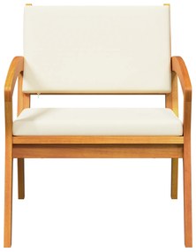 vidaXL Κήποι Καθίσματα 2 τμχ 59,5x70,5x72,5 εκ από μασίφ ξύλο ακακίας
