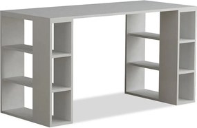 Γραφείο Colmar χρώμα λευκό 140x60x75εκ 140x60x75 εκ.