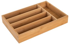 Estia Θήκη Συρταριού Για Μαχαιροπήρουνα Bamboo Essentials 5 Θέσεων 33x23x4.5cm 01-13028
