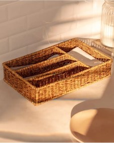 Stewehome οργανωτής από ρατάν Καφέ 33x23x7 cm