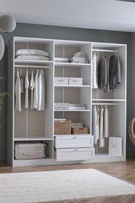 Wardrobe Terra 6 210 - White White