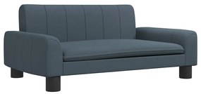 vidaXL Καναπές Παιδικός Σκούρο Γκρι 70x45x30 εκ. από Ύφασμα