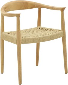 Καρέκλα - Πολυθρόνα Juvan φυσικό rubberwood 64x53x77εκ 64x53x77 εκ.