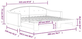 ΚΑΝΑΠΕΣ ΚΡΕΒΑΤΙ ΣΥΡΟΜΕΝΟΣ ΓΚΡΙ / ΜΠΕΖ 100 X 200 ΕΚ. ΥΦΑΣΜΑΤΙΝΟΣ 3197538