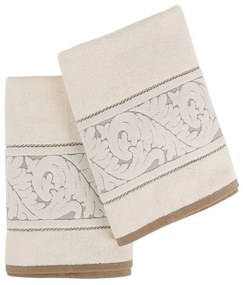 Πετσέτες Sultan 317HBY1441 (Σετ 2τμχ) Cream L'essentiel Maison Towels Set 70x140cm 100% Βαμβάκι