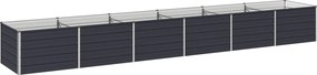 VidaXL Υψωμένο Κρεβάτι Κήπου Ανθρακί 480 x 80 x 55 εκ.