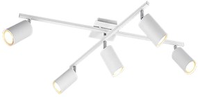 Σποτ Ράγα Πεντάφωτη 5xGU10 77cm White Matt Trio Lighting Marley 612400501