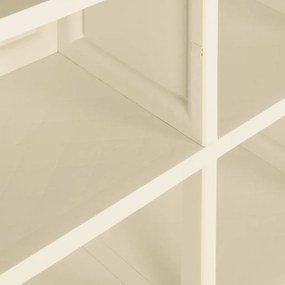 vidaXL Πλαστικό Ντουλάπι Angora Λευκό 79 x 43 x 125εκ. με Σχέδιο Ξύλου
