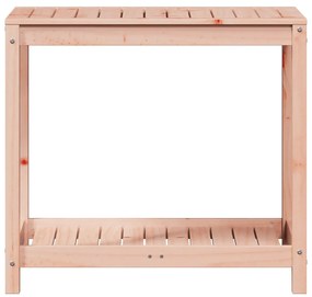 vidaXL Τραπέζι Κηπουρικής με Ράφι 82,5x50x75 εκ. Μασίφ Ψευδοτσούγκα