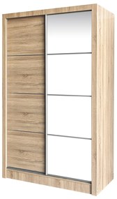 Ντουλάπα ArteLibre SUNNIVA Φυσικό Μοριοσανίδα 120x60x200cm-14370125