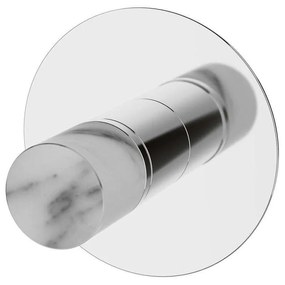 Μίκτης Ντους Μονός Joan 24666-425A-MB White-Chrome Karag Ceramic,Brass
