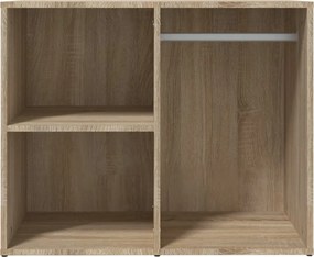 vidaXL Ντουλάπι Γυαλιστερό Sonoma Δρυς 80x40x65εκ.Επεξεργασμένο Ξύλο