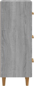 vidaXL Ντουλάπι Γκρι Sonoma 34,5x34x90 εκ. από Επεξεργασμένο Ξύλο