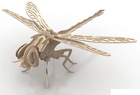 Intra απο ξύλο plywood 3mm-4mm πάχος - Dragonfly 3D παζλ Δίασταση 30x30 cm Intraeaxys-67wlr221