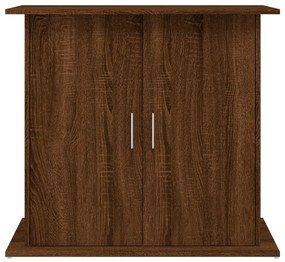 vidaXL Βάση Ενυδρείου Καφέ Δρυς 81x36x73 εκ. από Επεξεργασμένο Ξύλο