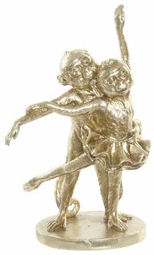 Διακοσμητική Φιγούρα DKD Home Decor FZ-95015 Χρυσό Αποικιακό Μαϊμού Μαϊμούδες 18,5 x 11,2 x 29,5 cm