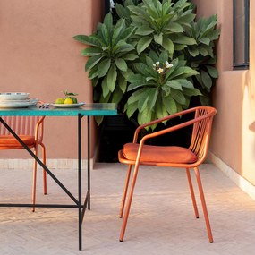 Καρέκλα τραπεζαρίας κήπου από ατσάλι CIARA