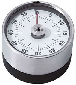 Χρονόμετρο Κουζίνας Pure 294668 Φ6cm Inox Cilio Ατσάλι,Πλαστικό