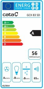 Συμβατικός Απορροφητήρας Cata GCX83SD Γκρι