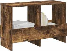 vidaXL Ράφι Περιοδικών Καπνιστό Δρύς 68,5 x 30 x 45 εκ.