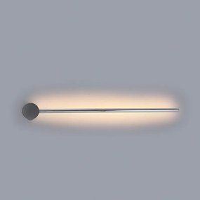 InLight Επιτοίχιο φωτιστικό LED 7W 3000K από χρώμιο μέταλλο D:60cm 43015-CH