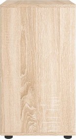 vidaXL Sideboard VISNES Δρυς Sonoma 60x40x73 cm Ξύλο μηχανής