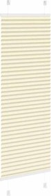 vidaXL Πλισέ περσίδα Κρέμα 40x150 cm Πλάτος υφάσματος 39,4 cm