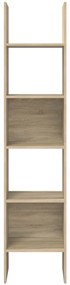 vidaXL Βιβλιοθήκη Χρώμα Sonoma Δρυς 40 x 35 x 180 εκ. από Επεξ. Ξύλο