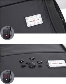 ARCTIC HUNTER τσάντα πλάτης 20005 με θήκη laptop 15.6", 26L, μαύρη