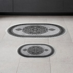 Bathmat Set (2 Pieces) 410602 - O - Grey Grey