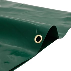 vidaXL Μουσαμάς Πράσινος 5 x 5 μ. 650 γρ./μ²