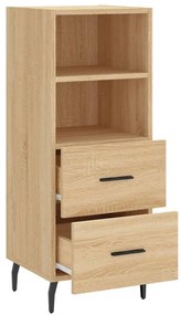 vidaXL Ντουλάπι Sonoma Δρυς 34,5x34x90 εκ. από Επεξεργασμένο Ξύλο
