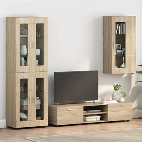 vidaXL Ξύλινο Ντουλάπι Δρύς Sonoma Επεξεργασμένο Ξύλο