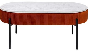 Τραπέζι Μέσης Ballabile Κόκκινο/Λευκό 114x60x45,5 εκ. - Κόκκινο