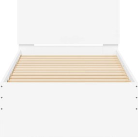 vidaXL Κρεβάτι με Κεφαλάρι Λευκό 80 x 200 cm