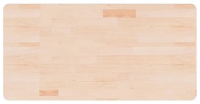 vidaXL Πάγκος Μπάνιου 100 x 50 x 2,5 εκ. Ακατέργαστο Μασίφ Ξύλο
