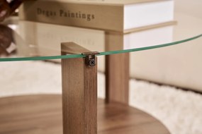 Coffee Table Clara - Walnut, Transparent Walnut
Transparent