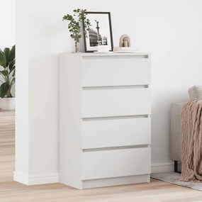 vidaXL Συρταριέρα Λευκή 60 x 35 x 98,5 εκ. από Επεξεργασμένο Ξύλο