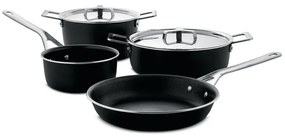 Μαγειρικά Σκεύη Pots & Pans (Σετ 6Τμχ) AJM100S6 A Inox-Black Alessi Stainless Steel