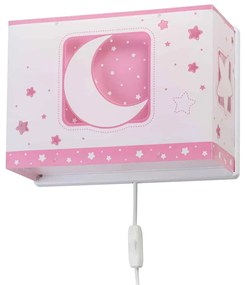 MoonLight Pink απλίκα τοίχου διπλού τοιχώματος (63238[S]) - 63238S - 63238S