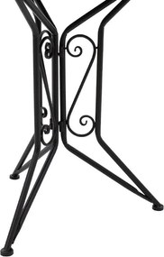 Τραπεζαρία Mosaic σετ 3τεμ μέταλλο μαύρο