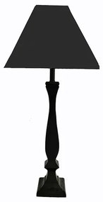 Φωτιστικό Επιτραπέζιο Ξύλινο Μαύρο Art Et Lumiere Φ12x75εκ. 23938