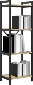 vidaXL Ράφι Βιβλίων Δρύς Sonoma 40 x 30 x 119 εκ Επεξεργασμένο ξύλο