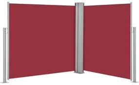 vidaXL Σκίαστρο Πλαϊνό Συρόμενο Κόκκινο 100 x 600 εκ.